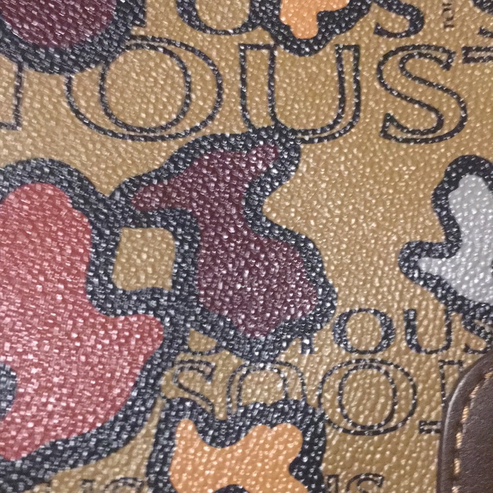 Tous medium size brown tan gray yellow hand bag - Picture 15 of 16